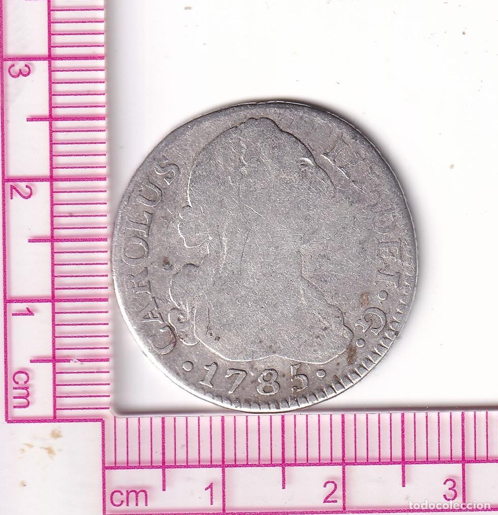 M&uuml;nzen von Spanien: CRF1815 MONEDA ESPA&Ntilde;A CARLOS III 2 REALES 1785 MADRID DV