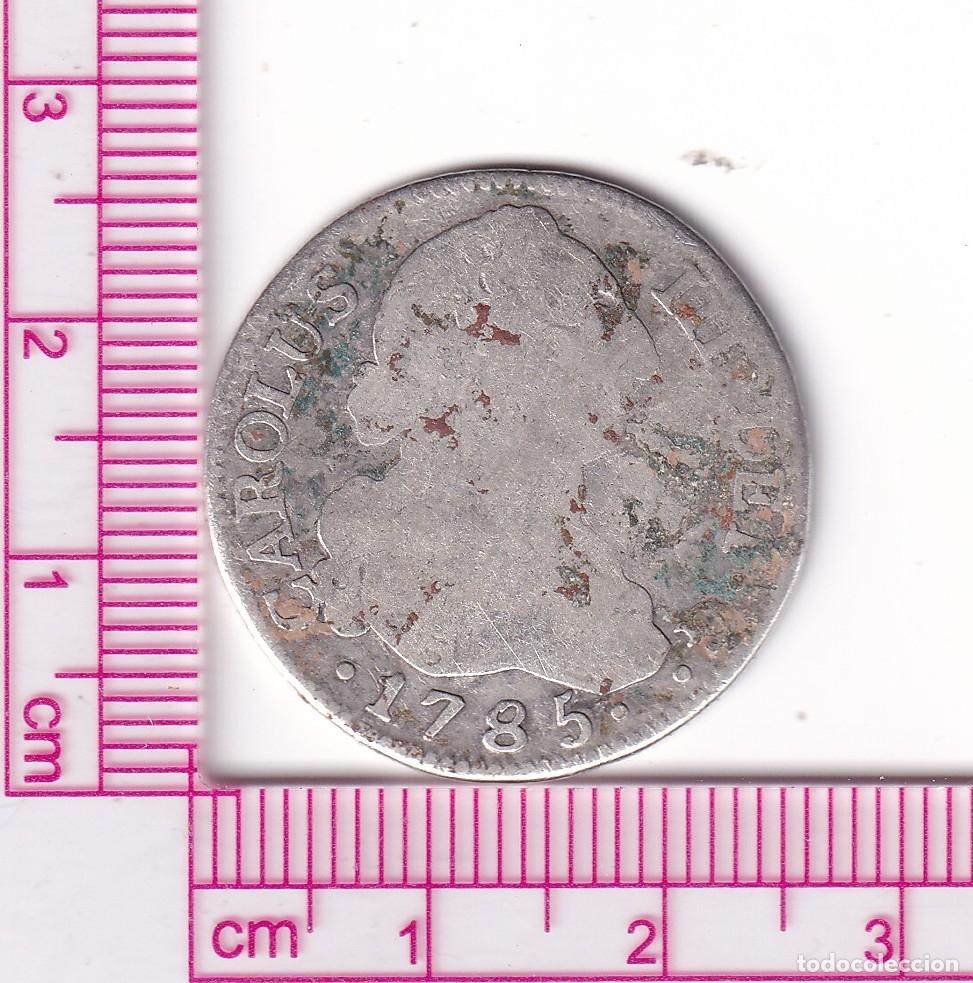 M&uuml;nzen von Spanien: CRF1816 MONEDA ESPA&Ntilde;A CARLOS III 2 REALES 1785 MADRID DV