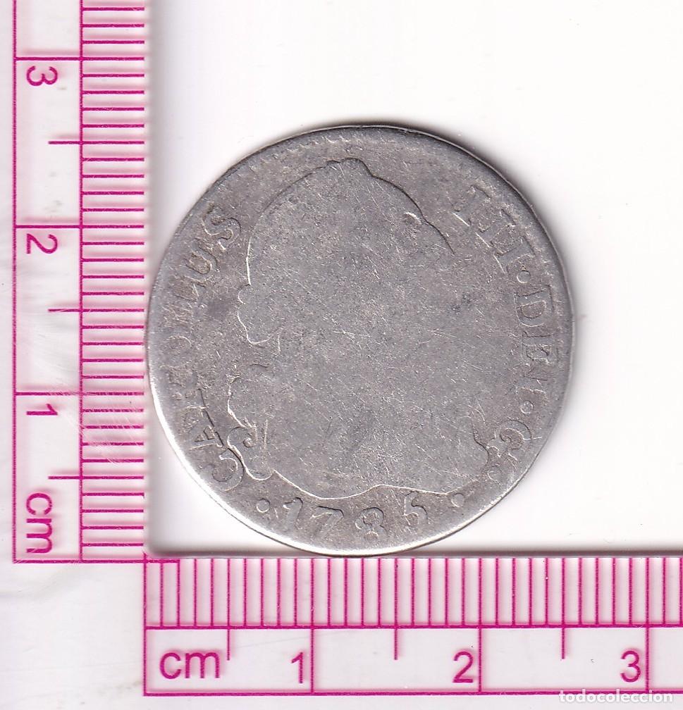 M&uuml;nzen von Spanien: CRF1817 MONEDA ESPA&Ntilde;A CARLOS III 2 REALES 1786 MADRID JD