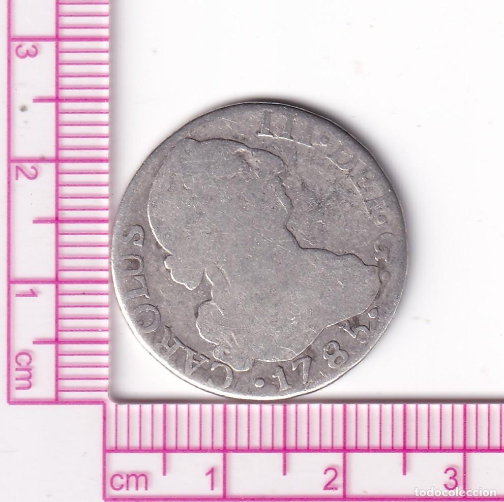 M&uuml;nzen von Spanien: CRF1820 MONEDA ESPA&Ntilde;A CARLOS III 2 REALES 1785 MADRID DV