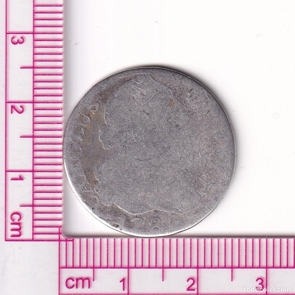 M&uuml;nzen von Spanien: CRF1825 MONEDA ESPA&Ntilde;A CARLOS III 2 REALES 1786 MADRID DV