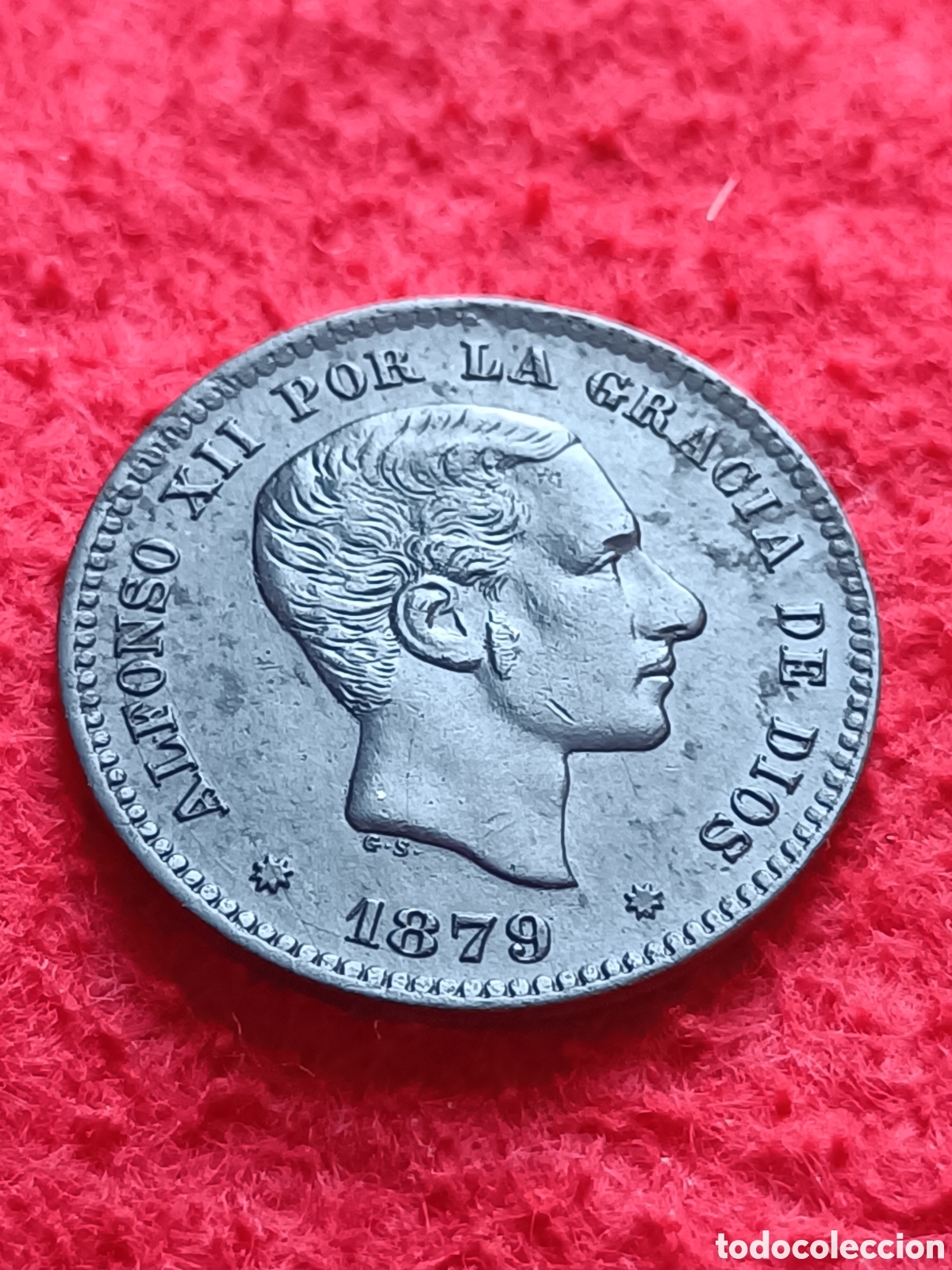 Monedas de Espa&ntilde;a: 5 C&eacute;ntimos Alfonso XIII 1879 - Foto 4