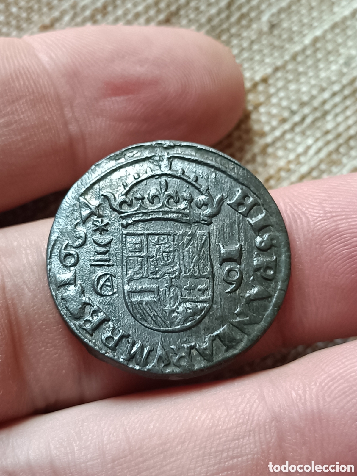 Monedas de Espa&ntilde;a: 16 Maraved&iacute;s Felipe IV CUENCA EBC+ - Foto 4