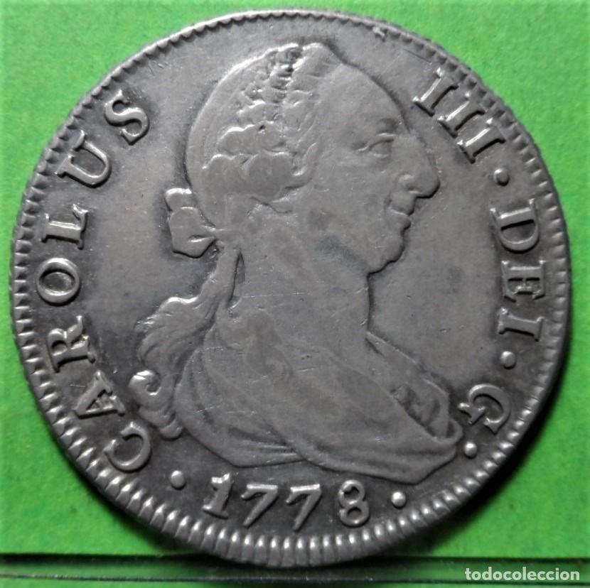Monedas de Espa&ntilde;a: CARLOS III, 4 reales, 1778, SEVILLA-CF, A.C.-984, Ag