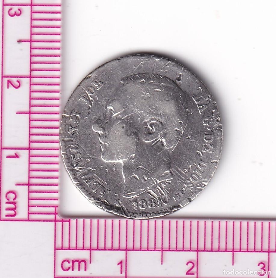 Monedas de Espa&ntilde;a: CRF1869 MONEDA ESPA&Ntilde;A ALFONSO XII 1 PESETA 1881 MSM RARA