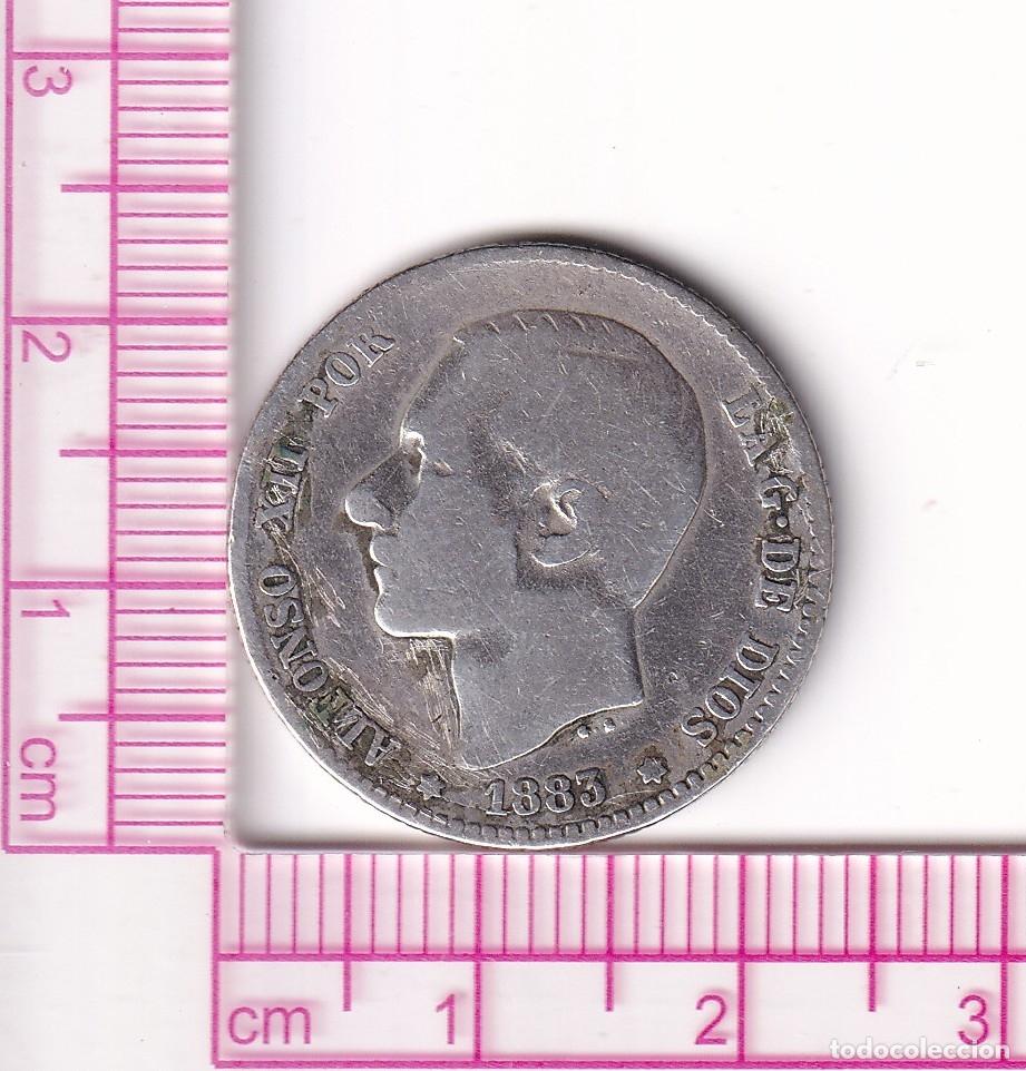 Monedas de Espa&ntilde;a: CRF1872 MONEDA ESPA&Ntilde;A ALFONSO XII 1 PESETA 1883 MSM
