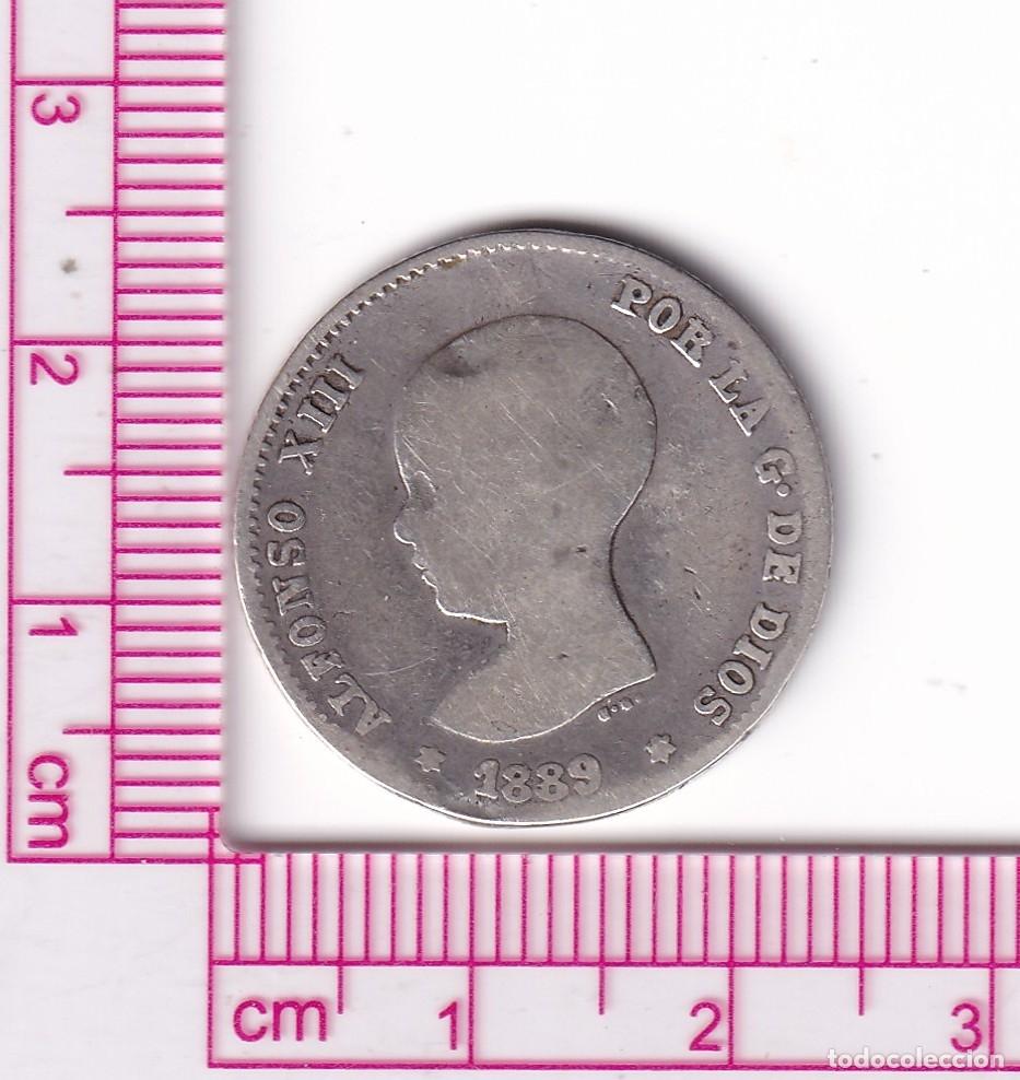 Monedas de Espa&ntilde;a: CRF1875 MONEDA ESPA&Ntilde;A ALFONSO XIII 1 PESETA 1889 MPM