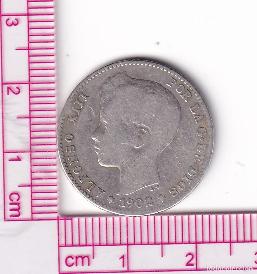 Monedas de Espa&ntilde;a: CRF1879 MONEDA ESPA&Ntilde;A ALFONSO XIII 1 PESETA 1902 SMV