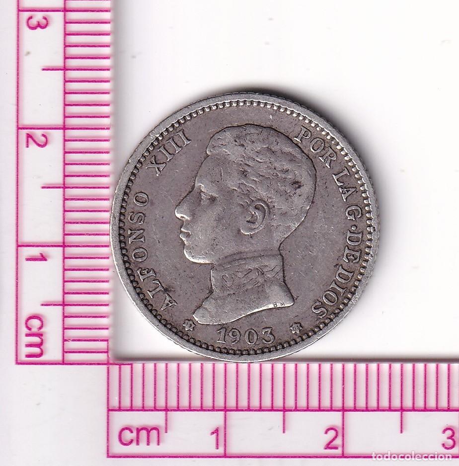 Monedas de Espa&ntilde;a: CRF1880 MONEDA ESPA&Ntilde;A ALFONSO XIII 1 PESETA 1903*03 SMV