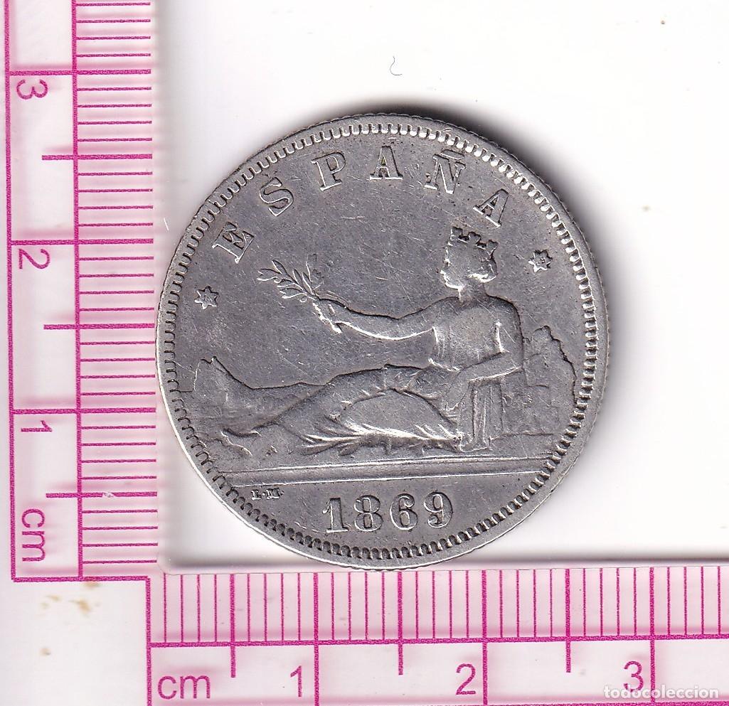 Monedas de Espa&ntilde;a: CRF1882 MONEDA ESPA&Ntilde;A I REP&Uacute;BLICA 2 PESETAS 1869*18*69 SNM