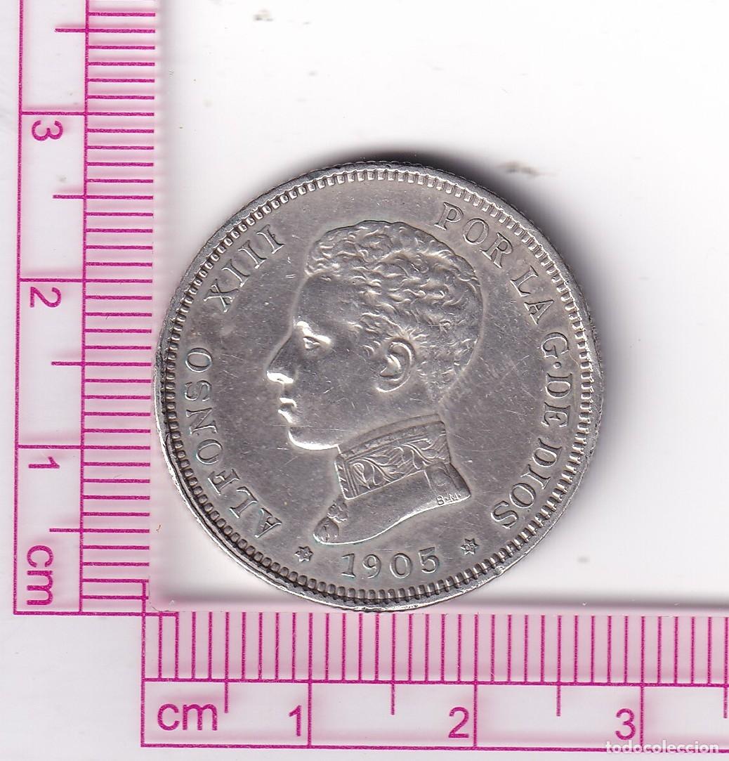 Monedas de Espa&ntilde;a: CRF1889 MONEDA ESPA&Ntilde;A ALFONSO XII 2 PESETAS 1905 *19*05 SMV