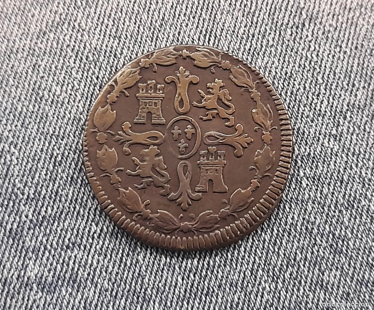 Monedas de Espa&ntilde;a: Fernando VII, 8 Maravedis 1820, Jubia - Foto 1