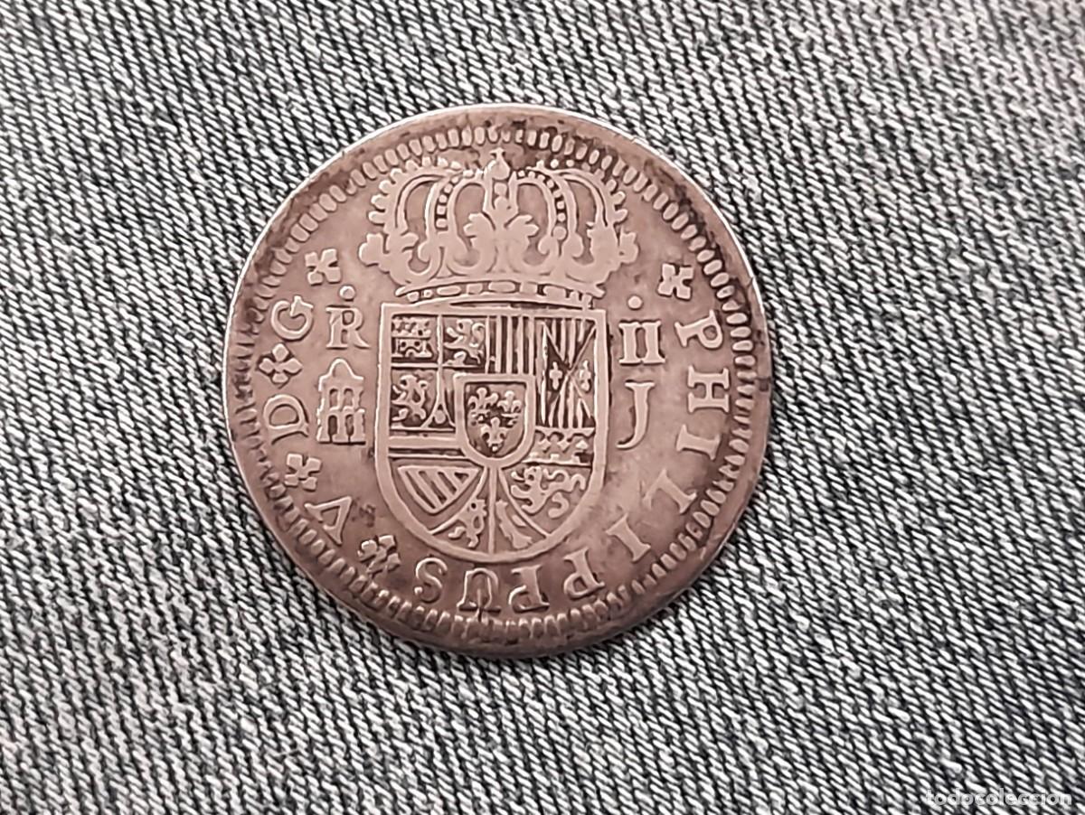 Monnaies d'Espagne: Felipe V, 2 Reales 1719 F, Segovia