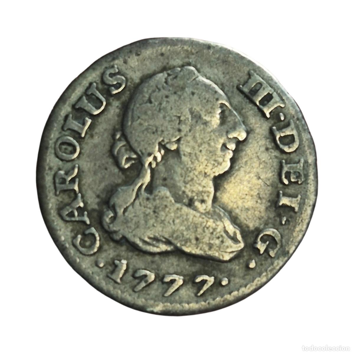 Monedas de Espa&ntilde;a: NT/ CARLOS III &frac12; REAL 1777 MADRID (E1477) - Foto 1