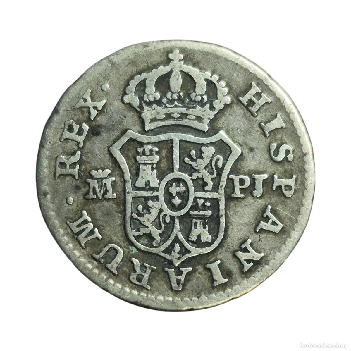 Monedas de Espa&ntilde;a: NT/ CARLOS III &frac12; REAL 1777 MADRID (E1477) - Foto 2