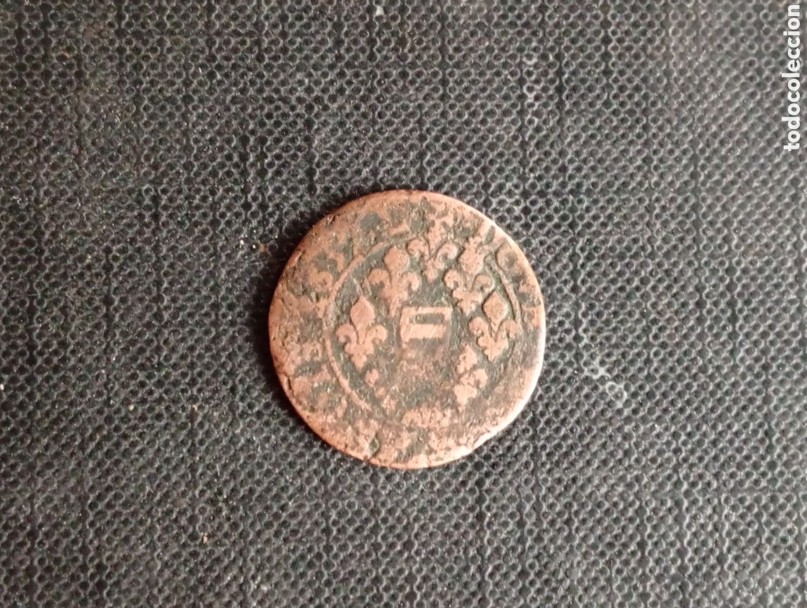 Monedas de Espa&ntilde;a: Moneda doble LuisXIII 1600s - Foto 2