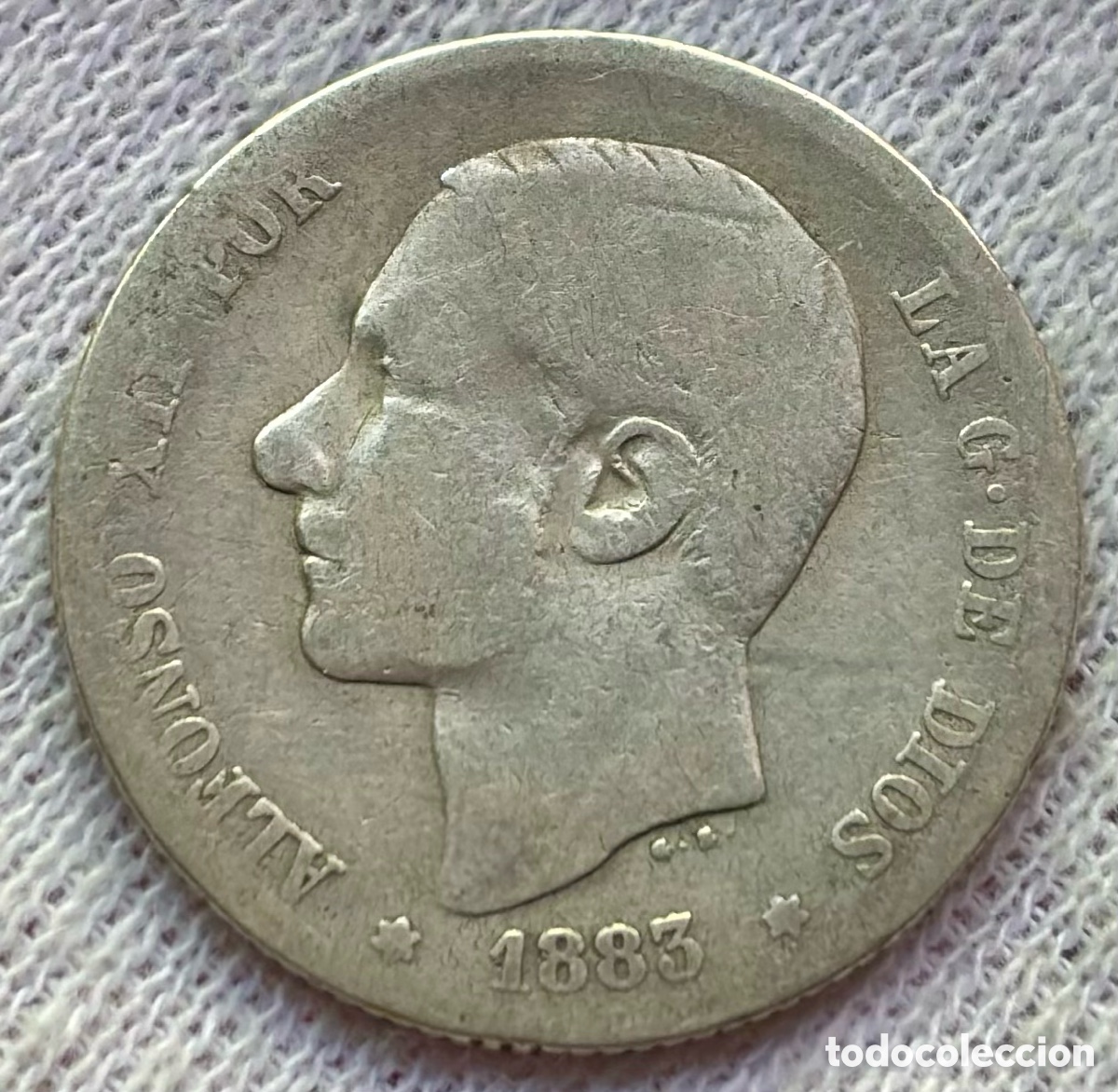 Monedas de Espa&ntilde;a: Moneda PLATA 1 Peseta 1883 ALFONSO XII