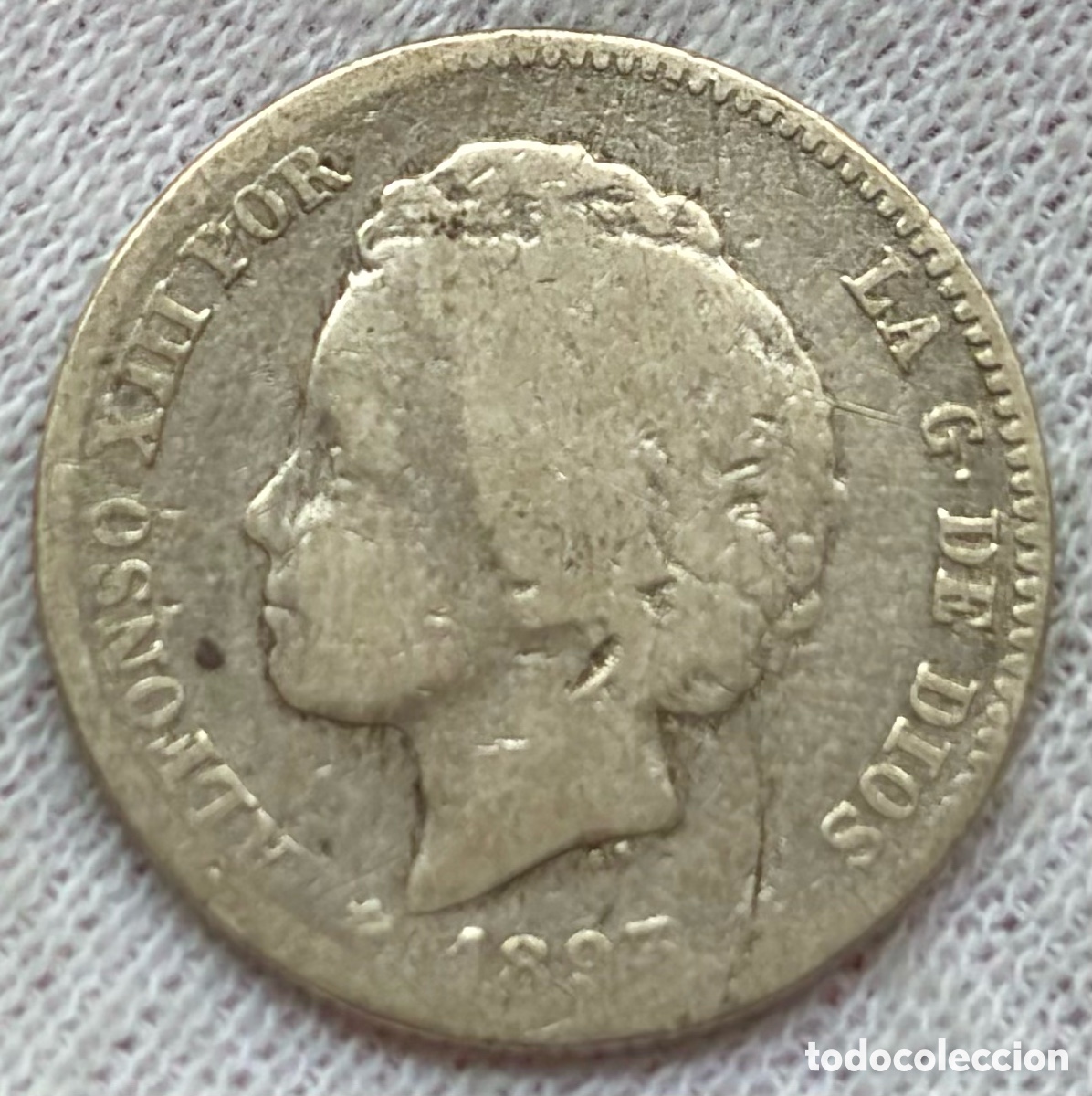 Monedas de Espa&ntilde;a: Moneda PLATA 1 Peseta 1893. ALFONSO XIII