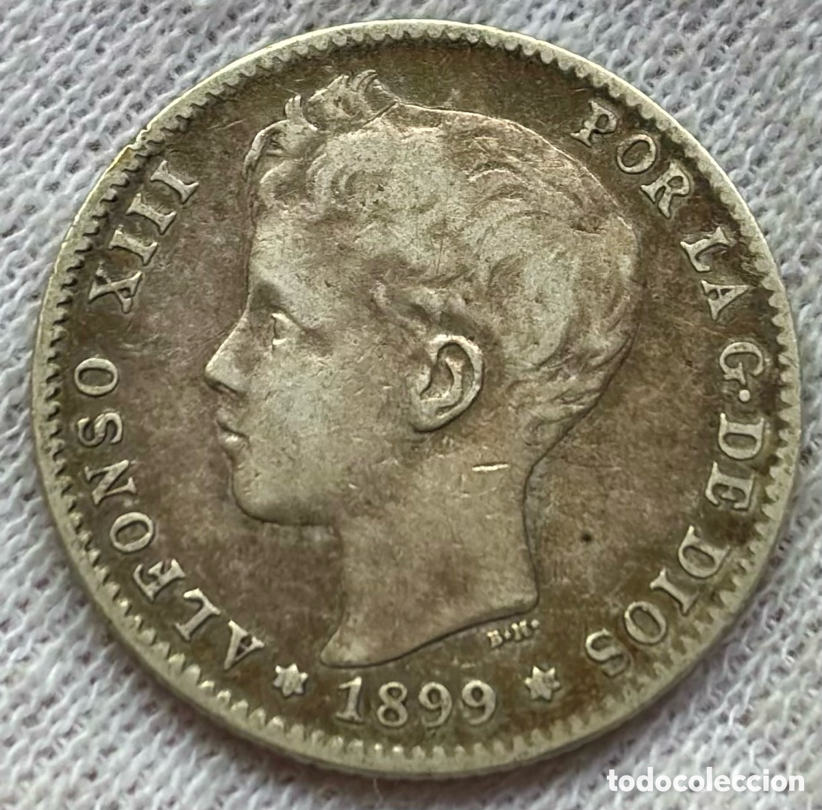 Monedas de Espa&ntilde;a: Moneda PLATA 1 Peseta 1899. ALFONSO XIII