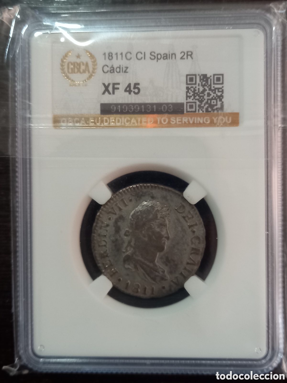 Monedas de Espa&ntilde;a: Espa&ntilde;a 2 reales 1811 C&aacute;diz