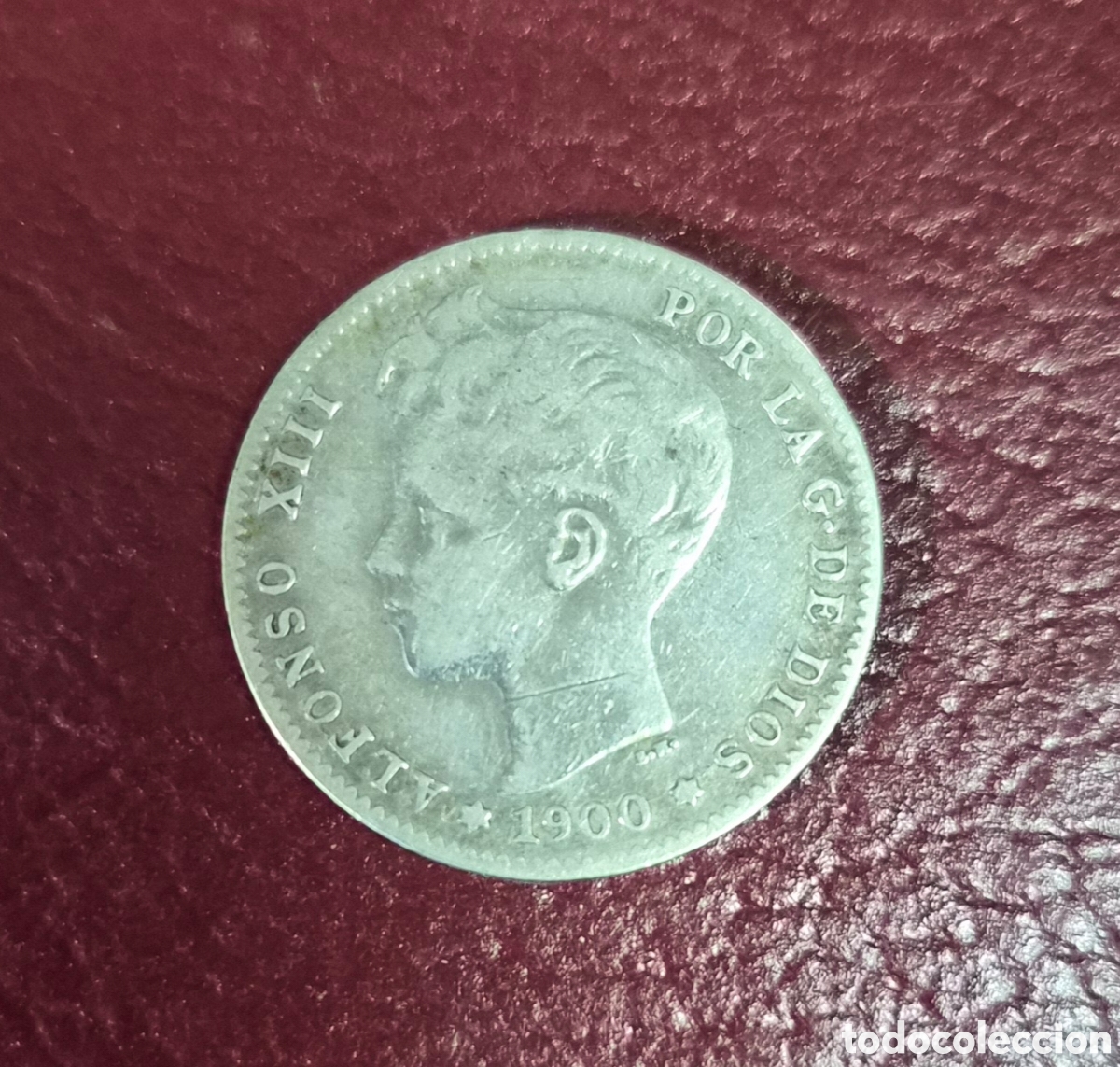 Monedas de Espa&ntilde;a: 1 peseta 1900 &ndash; Alfonso XIII &ndash; Plata 835