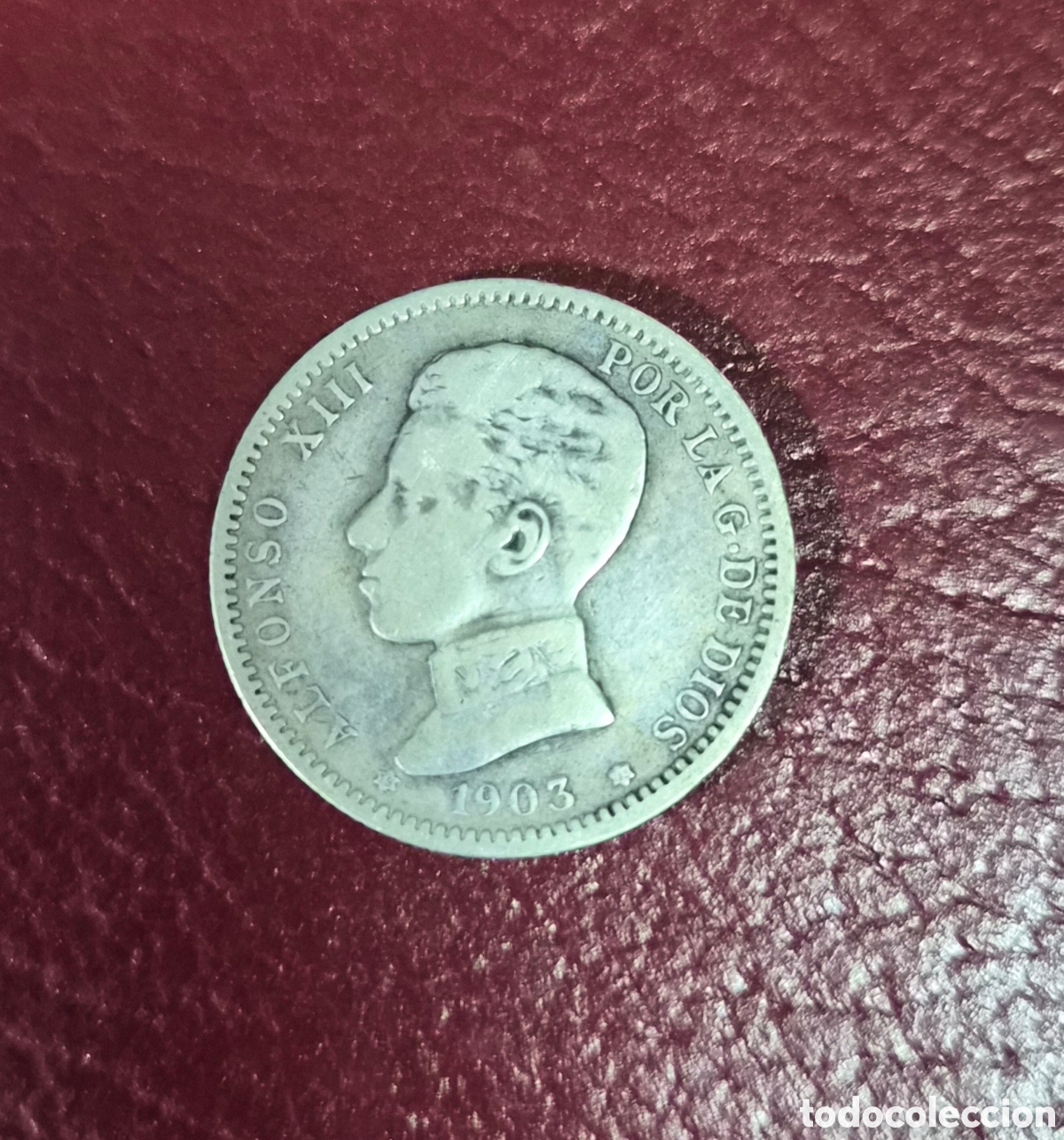 Monedas de Espa&ntilde;a: 1 peseta 1903 &ndash; Alfonso XIII &ndash; Plata 835