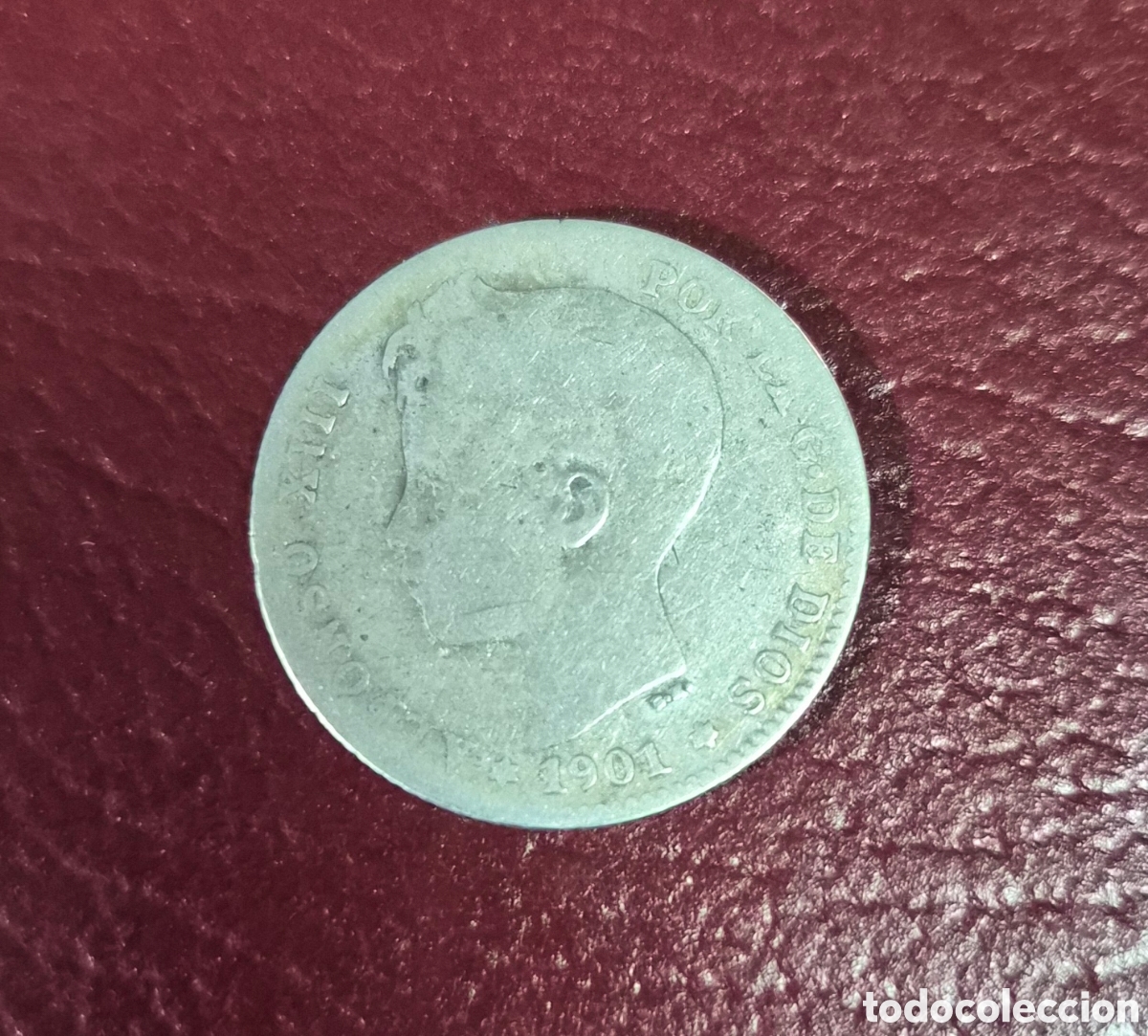 Monedas de Espa&ntilde;a: 1 peseta 1901 &ndash; Alfonso XIII &ndash; Plata 835