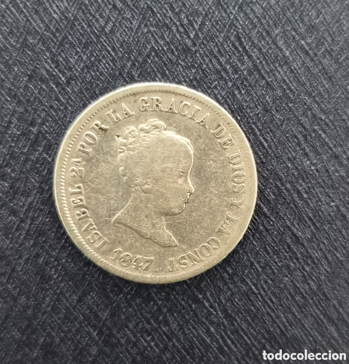 Monedas de Espa&ntilde;a: Espa&ntilde;a &ndash; Isabel II &ndash; 20 reales &ndash; 1847 &ndash; Madrid