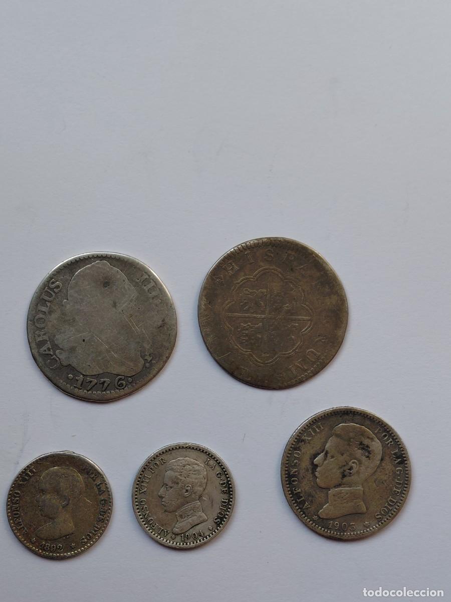 Monedas de Espa&ntilde;a: Gran lote de monedas de plata espa&ntilde;olas. 19 gramos de peso