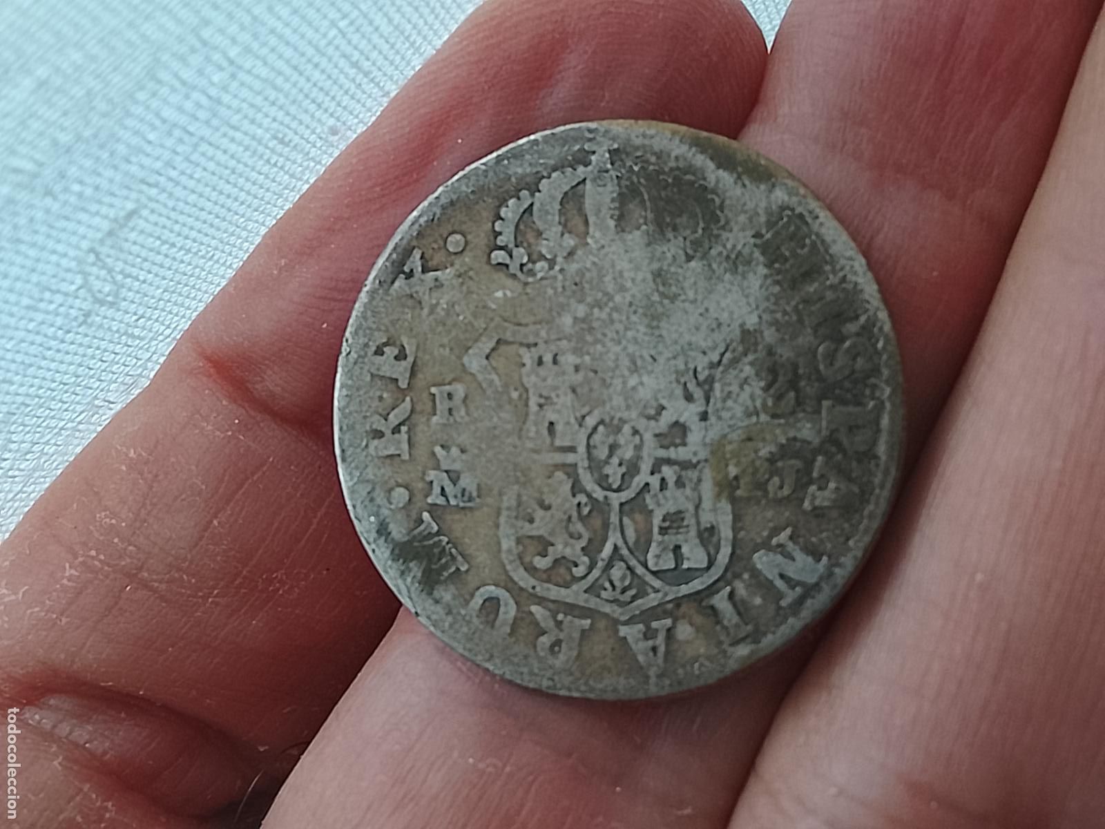 Monedas de Espa&ntilde;a: 2 reales de plata de 1805 - Foto 2