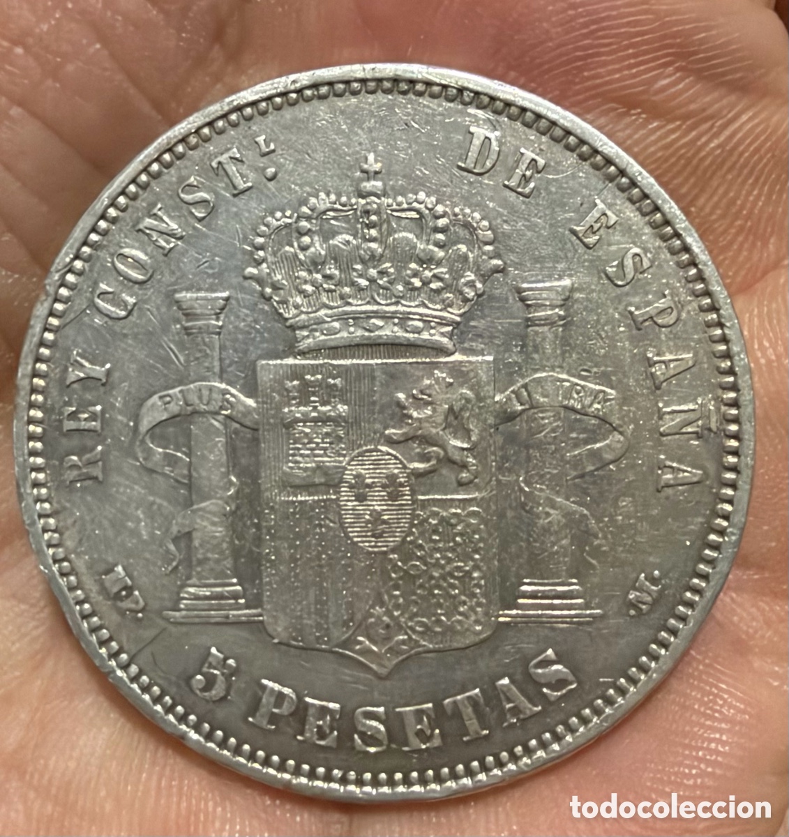Monedas de Espa&ntilde;a: 5 PESETAS ALFONSO XIII A&Ntilde;O 1889