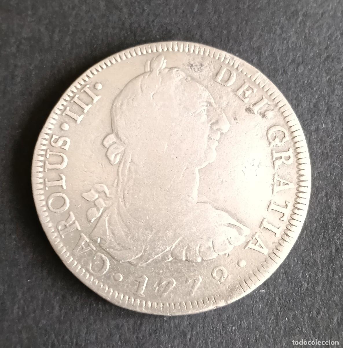 Monedas de Espa&ntilde;a: Carlos III 8 reales 1772 ensayadores invertidos