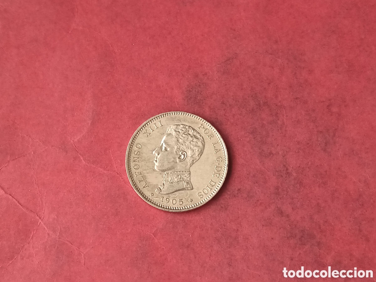 Monedas de Espa&ntilde;a: 2 PESETAS 1905 PLATA ALFONSO XIII
