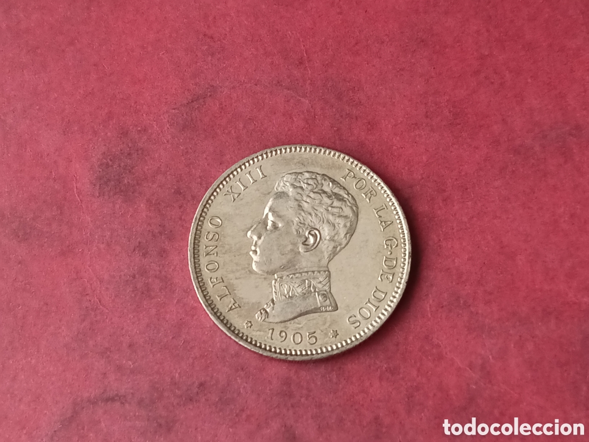 Monedas de Espa&ntilde;a: 2 PESETAS 1905 PLATA ALFONSO XIII