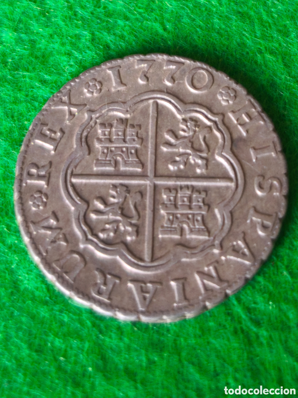 Monedas de Espa&ntilde;a: Carlos III 1770 1 real MADRID EBC+ plata