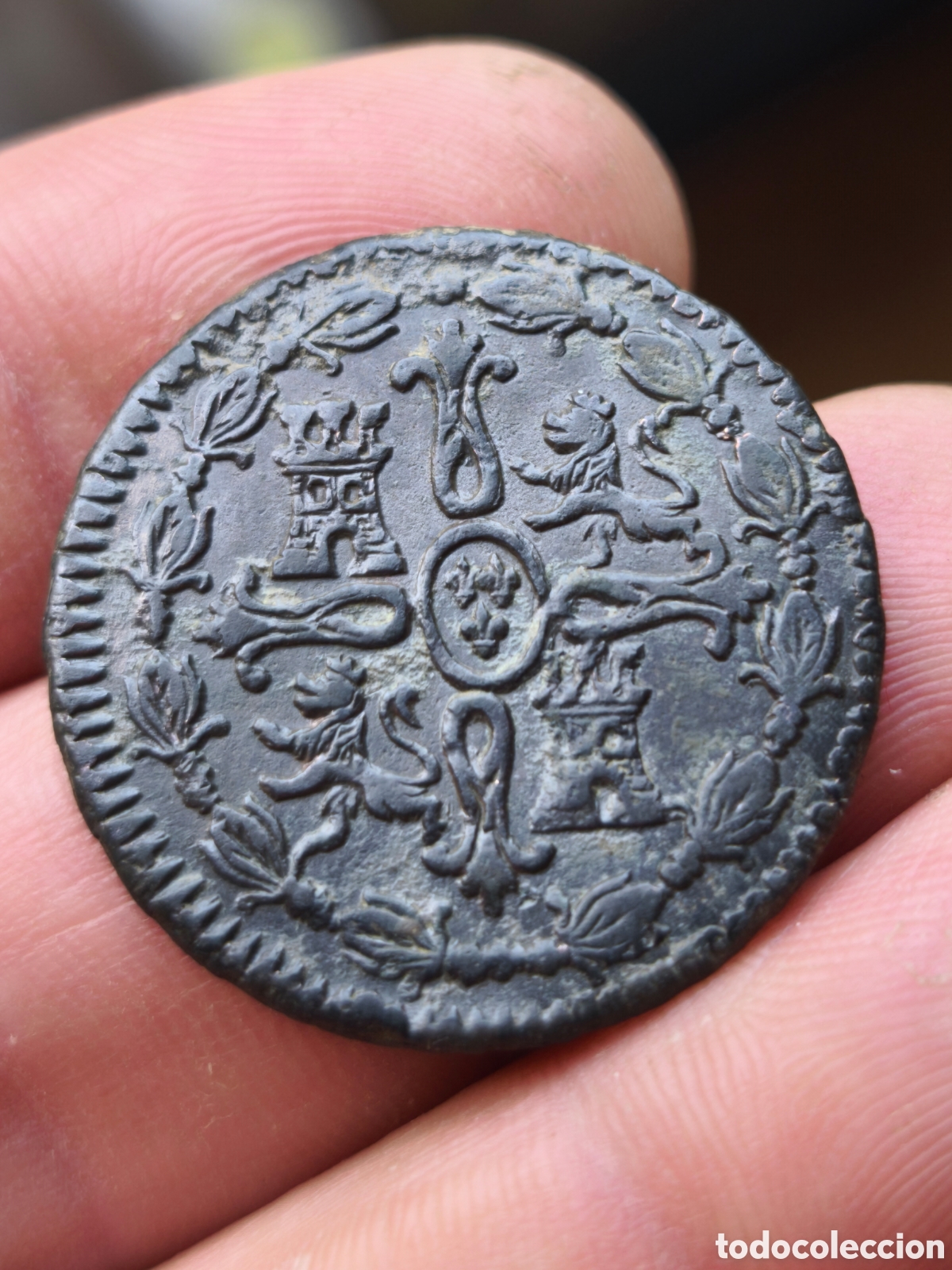Monedas de Espa&ntilde;a: Fernando VII 1816 JUBIA 8 maravedis - Foto 2