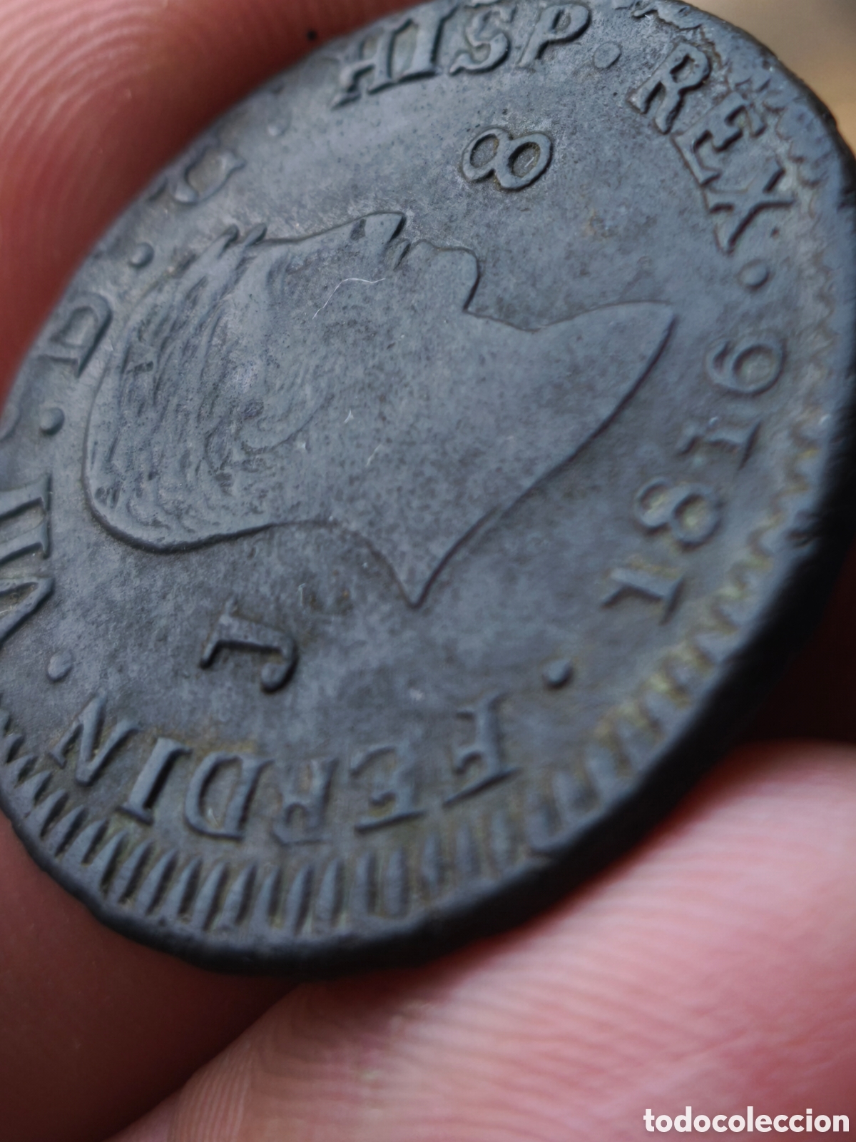 Monedas de Espa&ntilde;a: Fernando VII 1816 JUBIA 8 maravedis - Foto 3