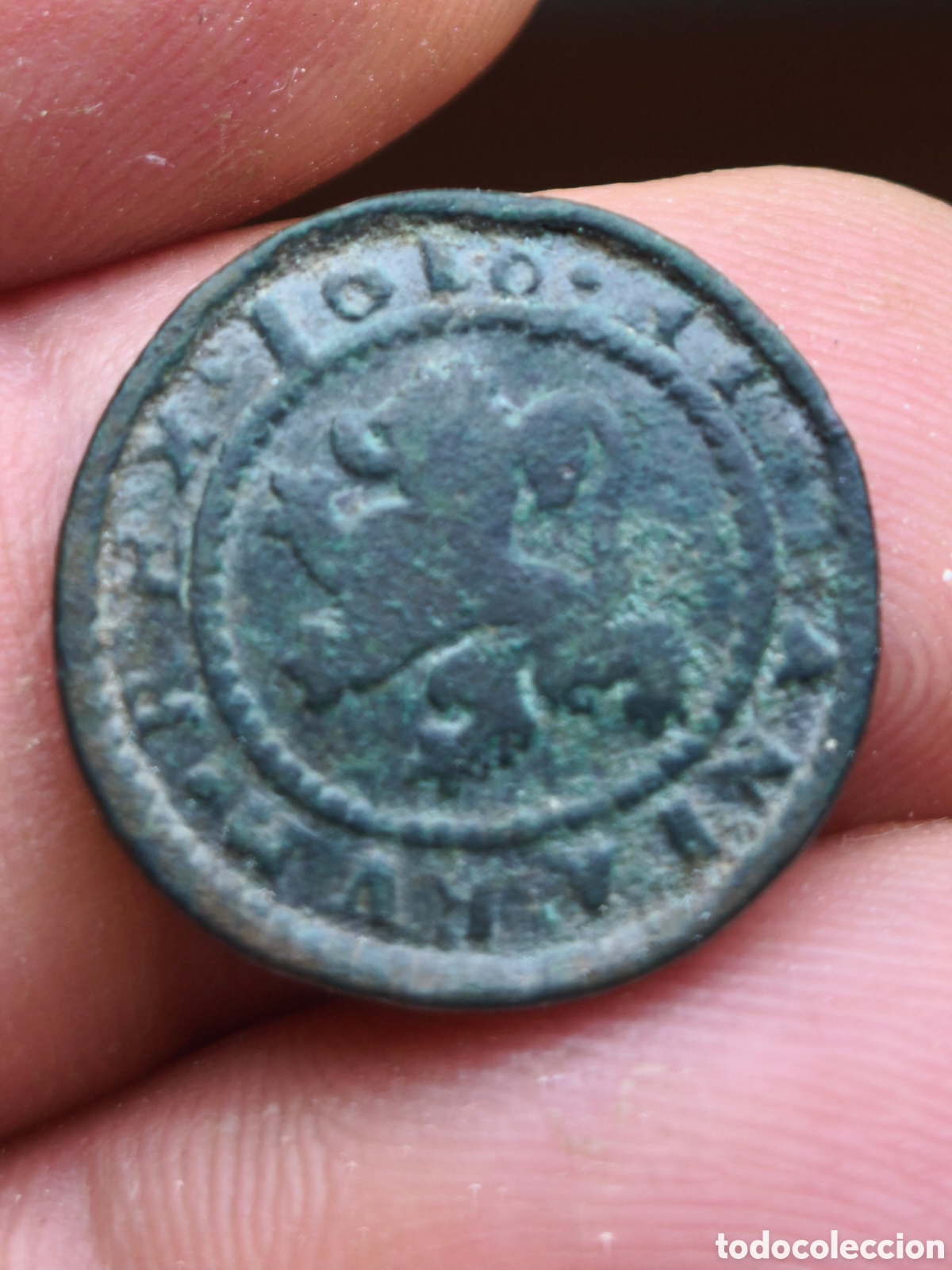 Monedas de Espa&ntilde;a: Felipe III 1616 4 maravedis Segovia - Foto 2