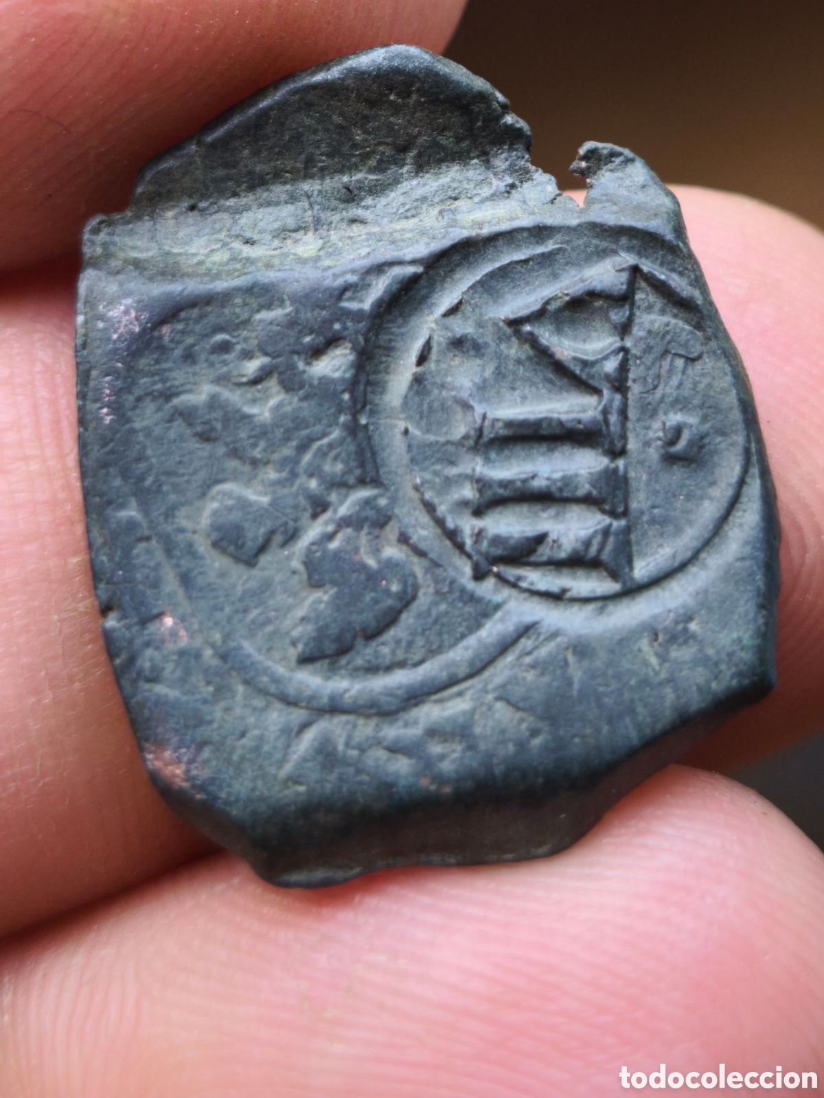 Monedas de Espa&ntilde;a: Felipe IV 8 maravedis resellado - Foto 2