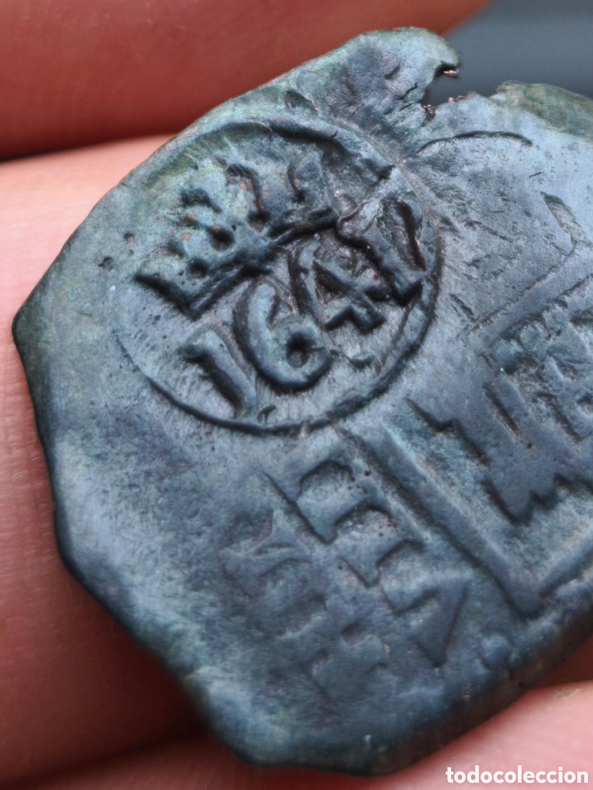 Monedas de Espa&ntilde;a: Felipe IV 8 maravedis resellado - Foto 3