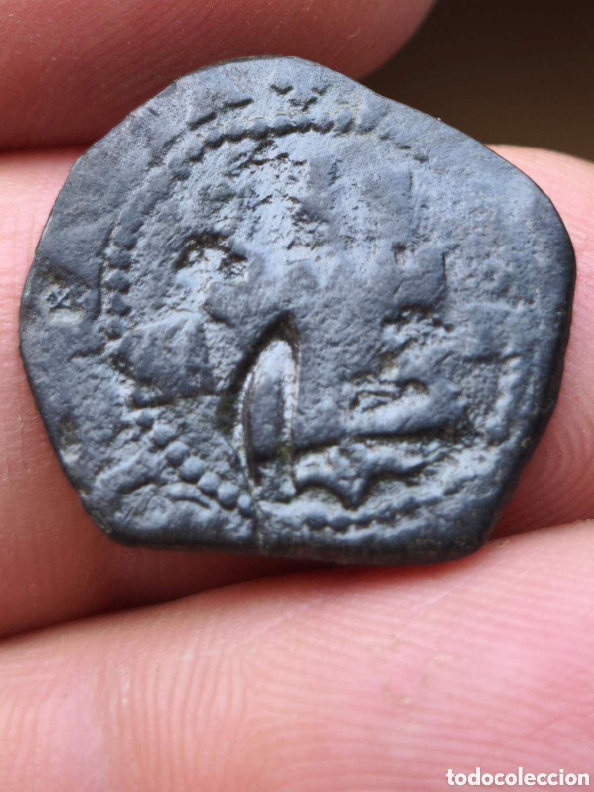 Monedas de Espa&ntilde;a: Felipe II 2 maravedis Segovia - Foto 2