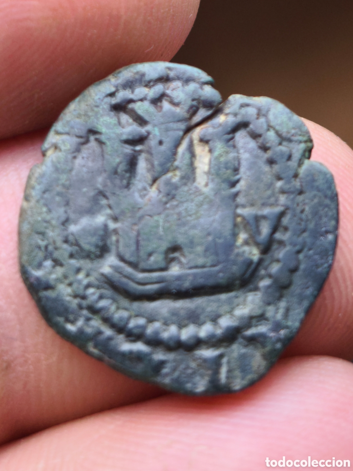 Monedas de Espa&ntilde;a: Felipe II 2 MARAVEDIS CORU&Ntilde;A V - Foto 1