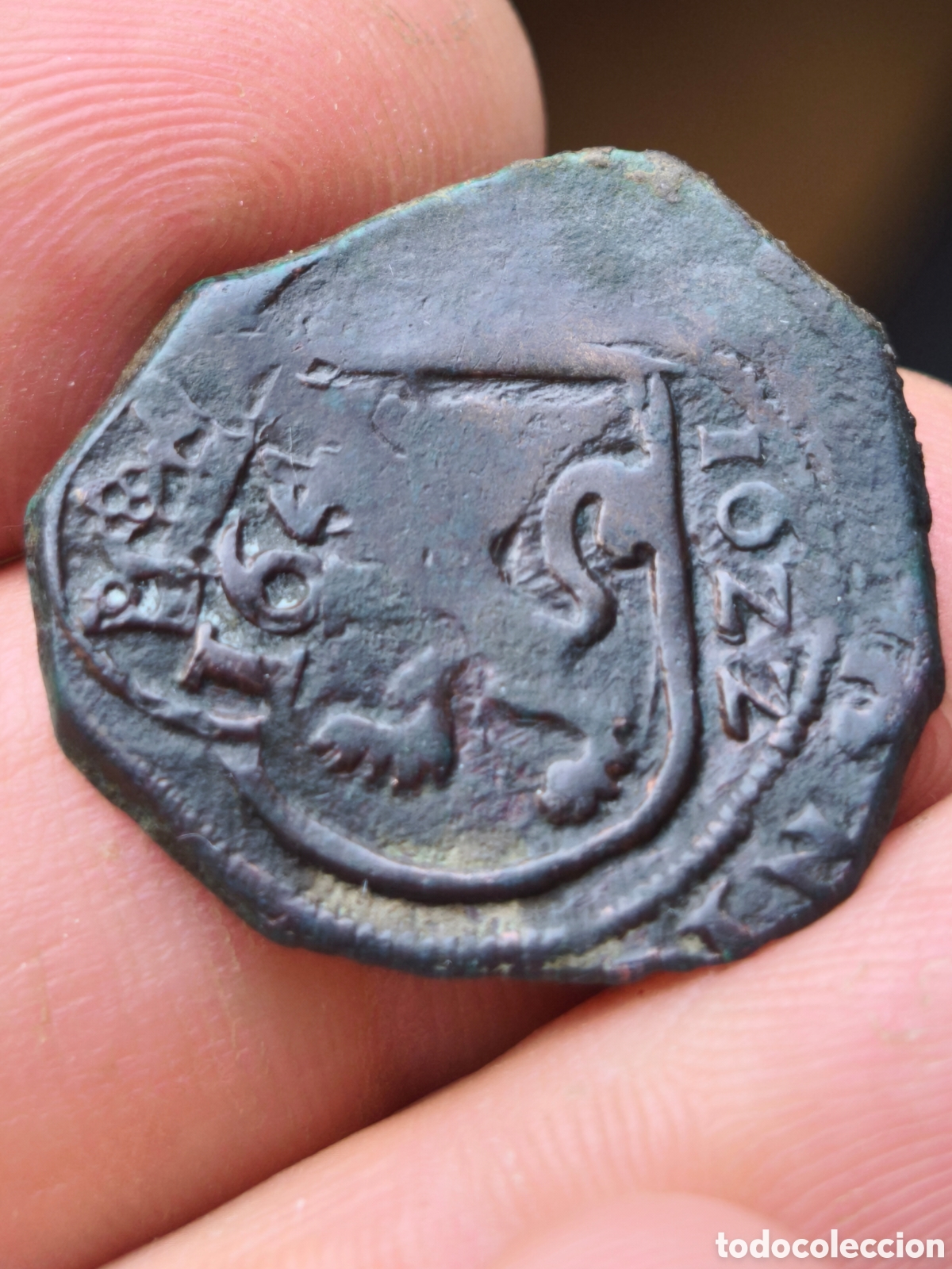 Monedas de Espa&ntilde;a: Carlos IV 1622 8 maravedis resellado Valladolid