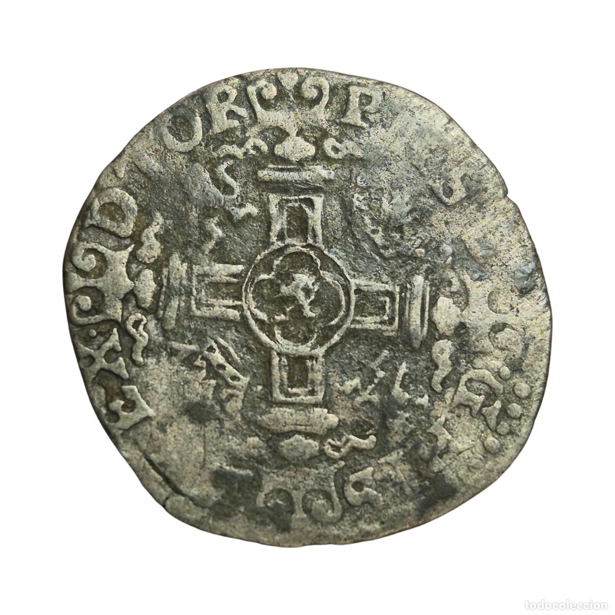 Monedas de Espa&ntilde;a: NT/ FELIPE II DOBLE PATARD 1593 TOURNAI (E1488)