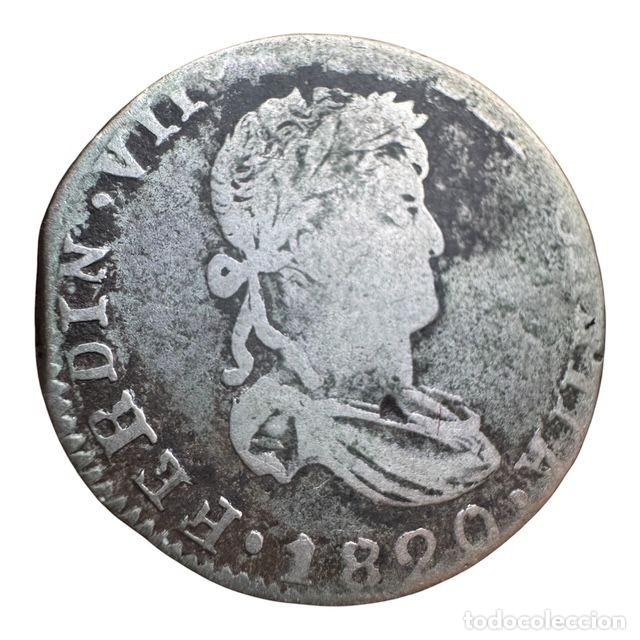 Monedas de Espa&ntilde;a: Fernando VII. 2 Rls 1820 Zacatecas RG Busto peque&ntilde;o Para esta clase de monedas de necesidad