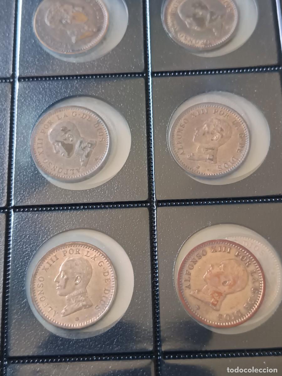 Monete da Spagna: Lote de 667 monedas de cobre Alfonso XIII y gobierno provincial