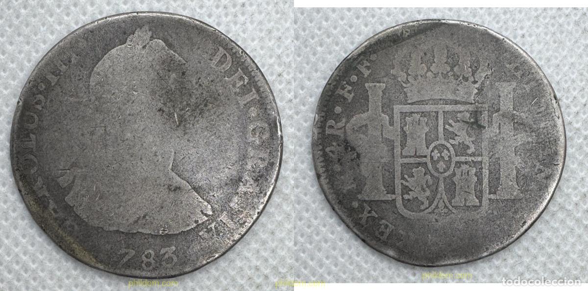 Monedas de Espa&ntilde;a: 5548 ESPA&Ntilde;A 1783 M&Eacute;XICO 4 REALES 1783 Mo FF CARLOS III