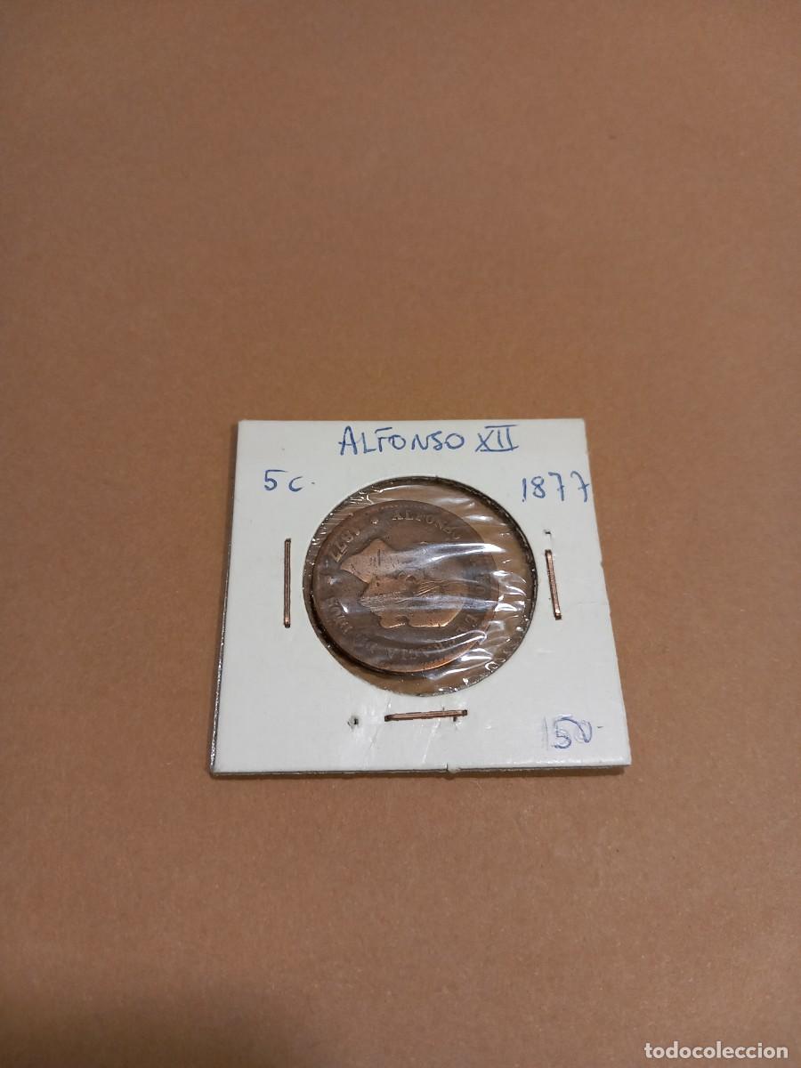 Monedas de Espa&ntilde;a: MONEDA DE COLECCI&Oacute;N ALFONSO XII A&Ntilde;O 1877 / COMPRA MIN&Iacute;MA 5 &euro;