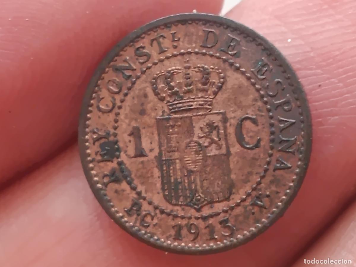 Monedas de Espa&ntilde;a: Excelente 1 CENTIMO ALFONSO XIII A&Ntilde;O 1913