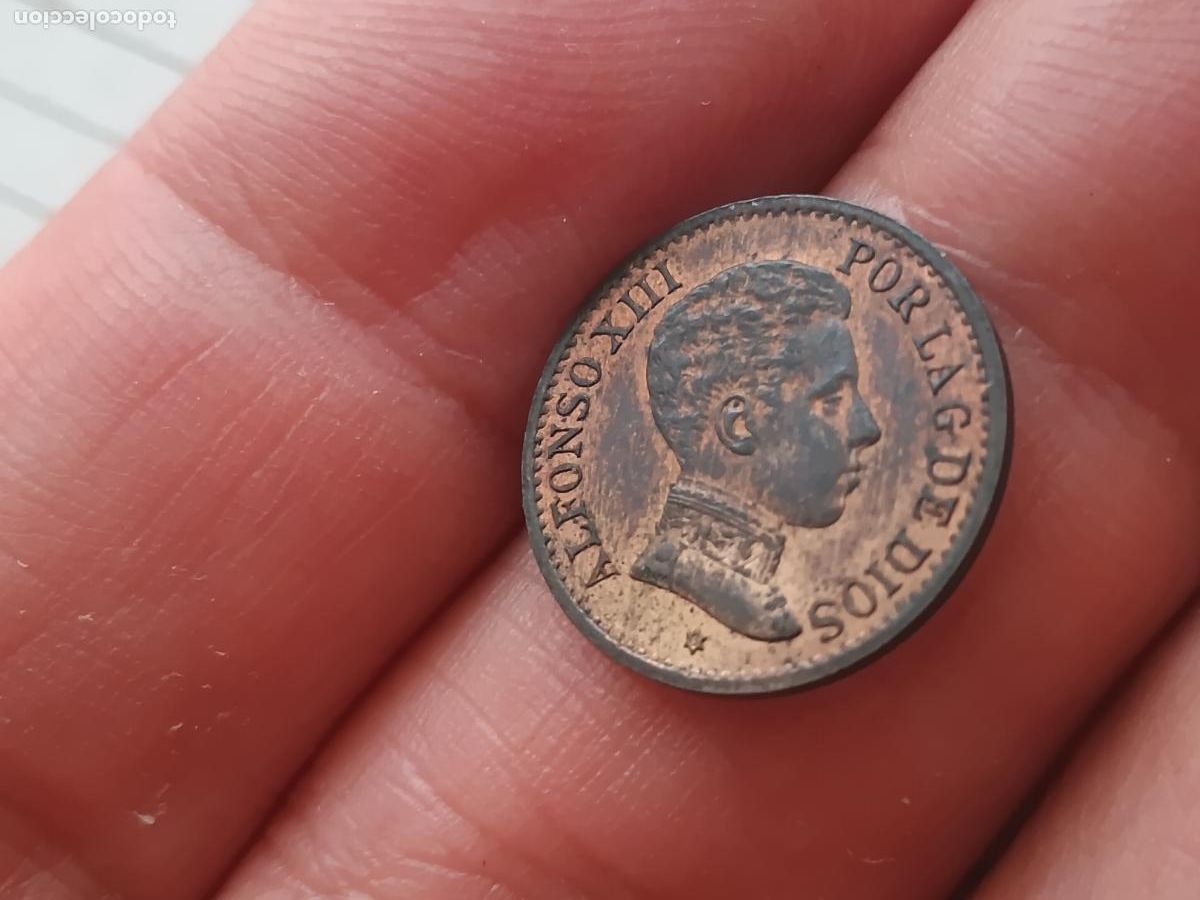 Monedas de Espa&ntilde;a: 1 c&eacute;ntimo 1906 SL V Alfonso XIII